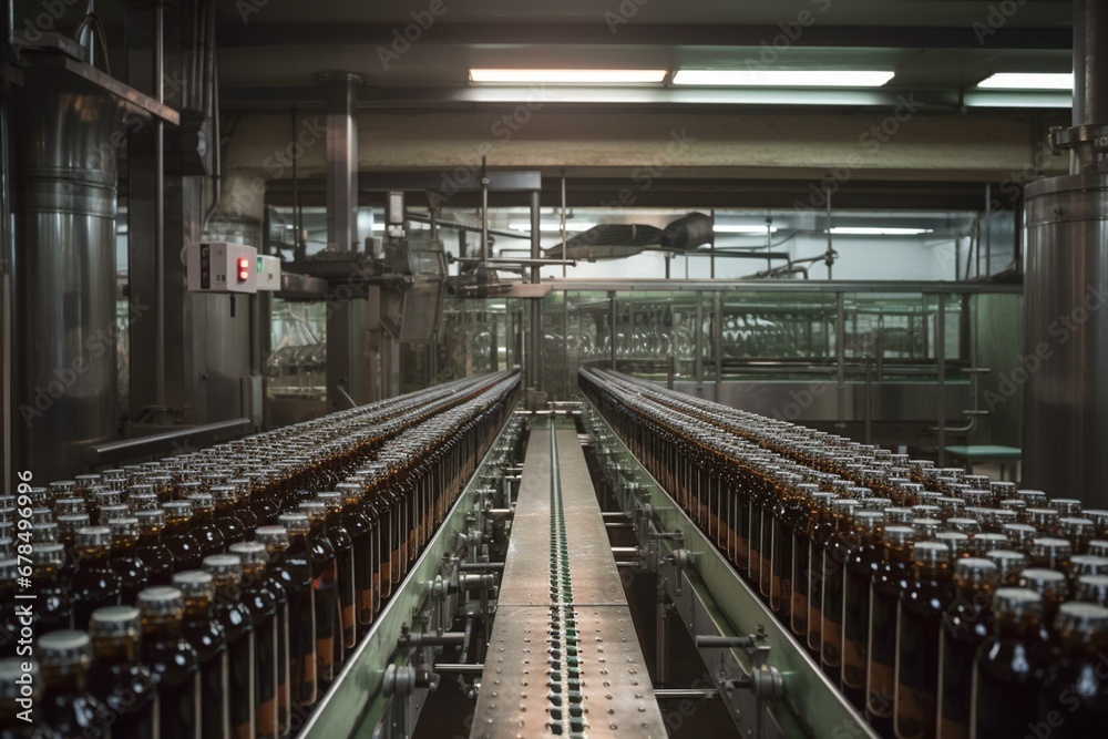 Naklejka premium Image description: fasslager. Generative AI