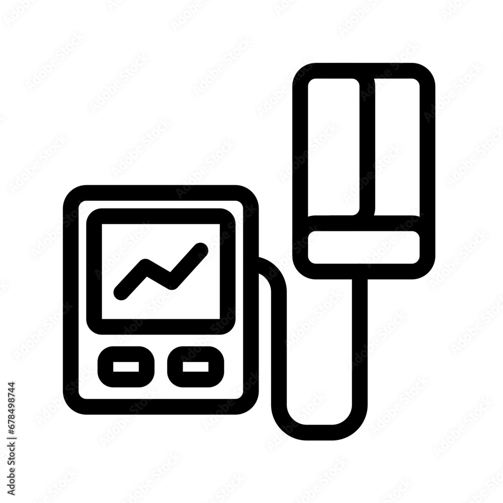 Tensiometer Outline Icon Tensiometer Outline Icon