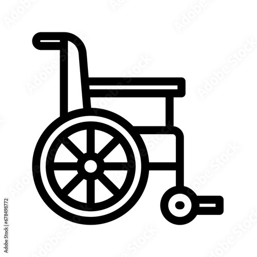 Wheelchair Outline Icon