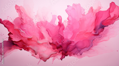 pink paint splash background