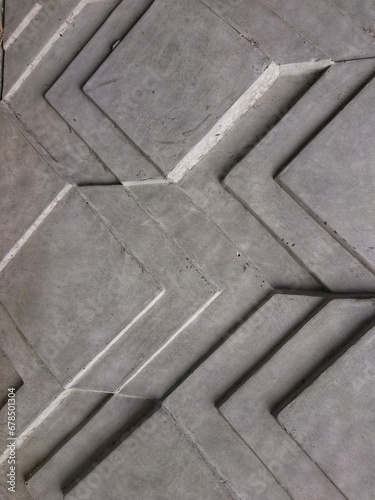 Cement stone wall texture with 3D pattern © Suradi