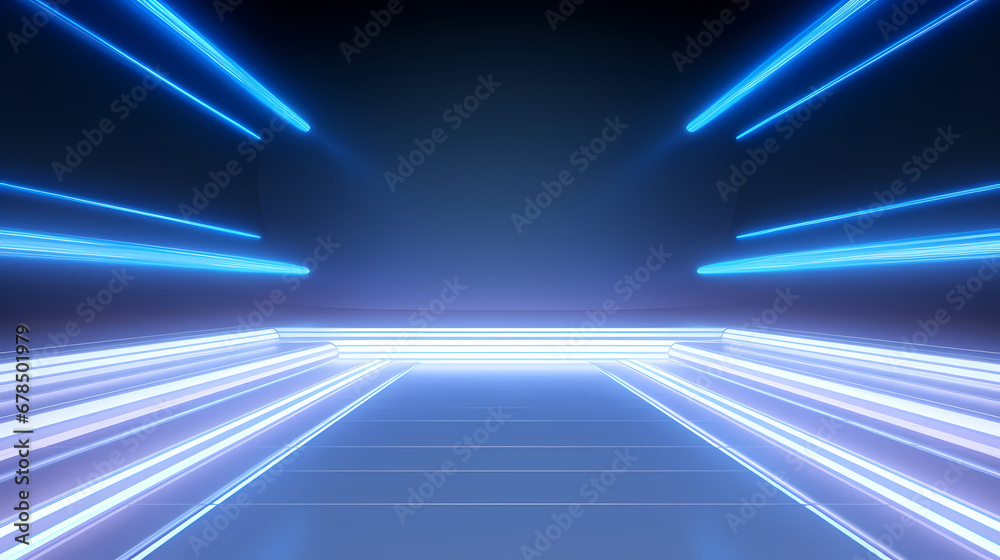 Blue silver neon futuristic abstract poster web page PPT background, digital technology background Blue silver neon futuristic abstract poster web page PPT background, digital technology background
