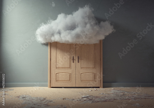 Cloud entered through an cl...