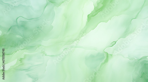 Light green watercolor background for textures backgrounds marble texture. generative AI.
