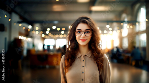 Student happy in school