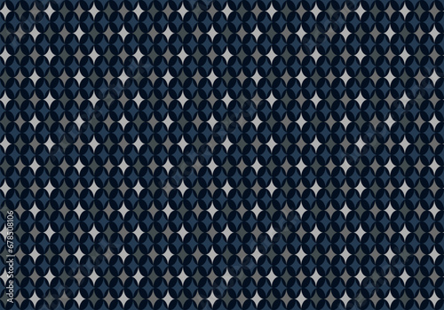 Art inspired vector background with gray and blue star elements. Abstract monochrome seamless pattern design, for print fabric textile masculine male shirt ladies dress cloth cushion