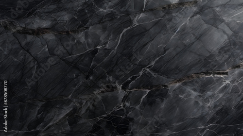 Panorama dark grey black slate background or texture marble texture. generative AI.