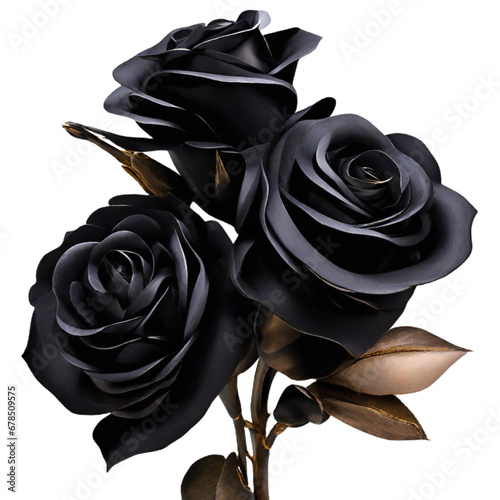 Black Rose Symbol of Romance and Beauty