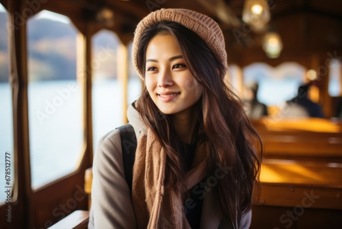 Portraiture image of beautiful young Asian lady