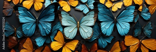 Seamless Butterfly Wing Pattern   Banner Image For Website  Background abstract   Desktop Wallpaper