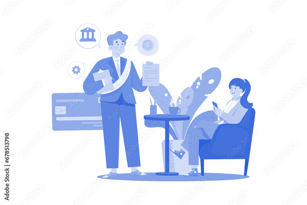 Account Representative managing client accounts and relationships.