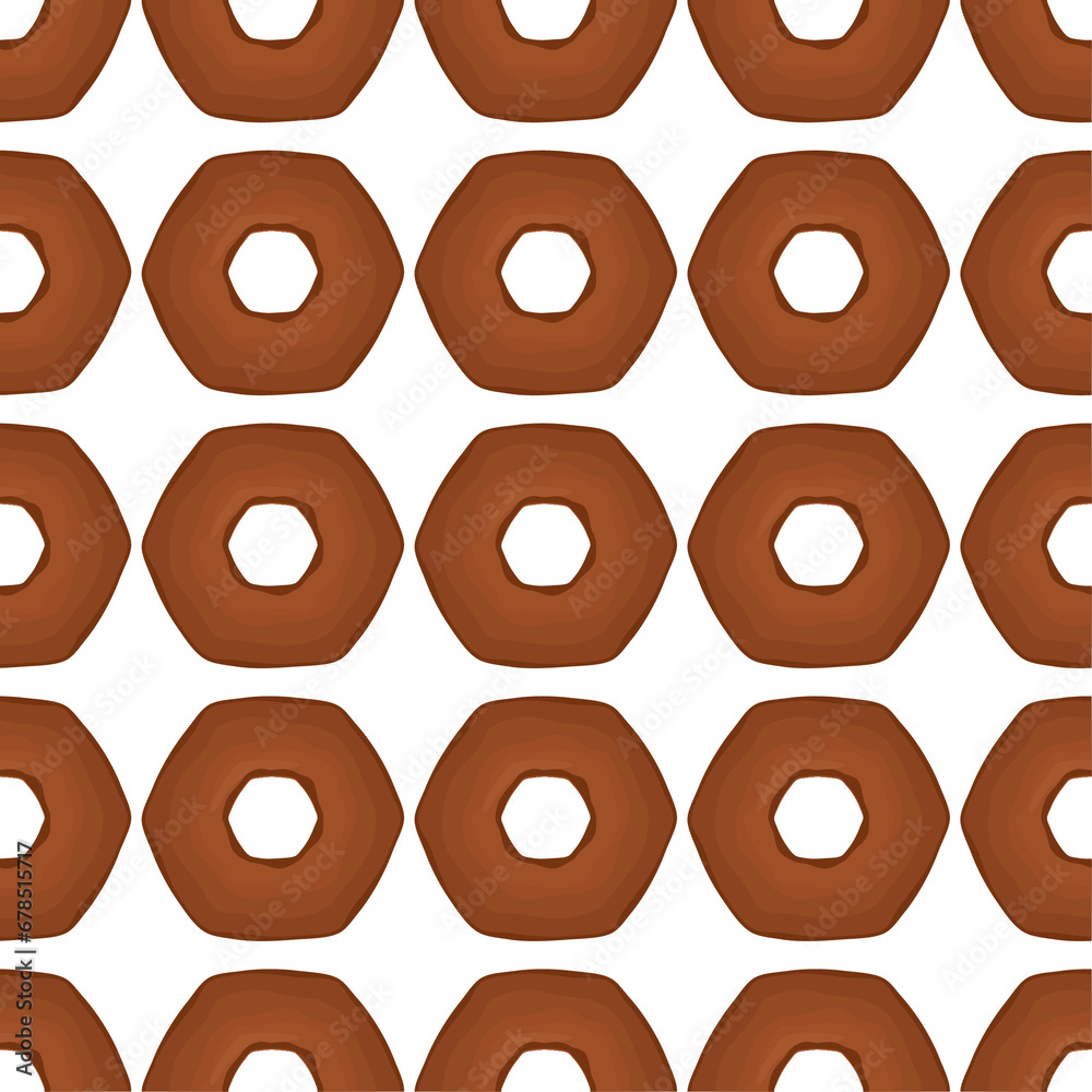 Fototapeta premium Pattern homemade cookie different taste in pastry biscuit