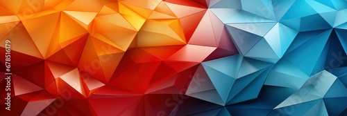Creative Geometric Shapes Made Vibrant Colorful   Banner Image For Website  Background abstract   Desktop Wallpaper