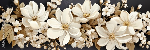 Floral Seamless Pattern Background Gentle Flowers   Banner Image For Website  Background abstract   Desktop Wallpaper