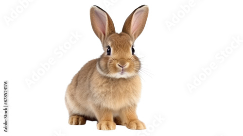 A rabbit on the transparent background © EmmaStock