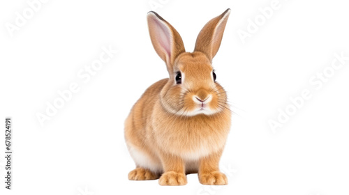 A rabbit on the transparent background