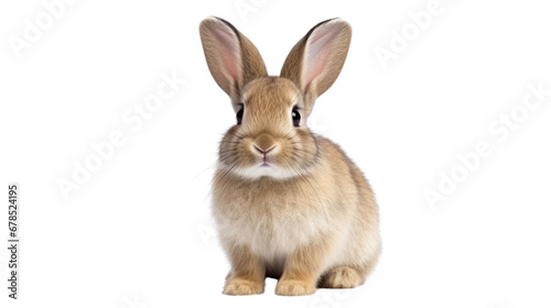 A rabbit on the transparent background