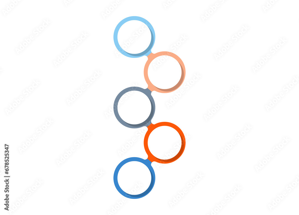 Basic infographic with 5 steps, process or options. Basic infographic with 5 steps, process or options.