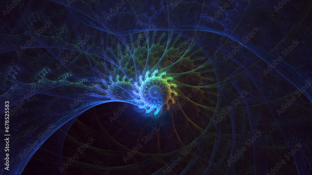 3D rendering abstract viral shape fractal background 3D rendering abstract viral shape fractal background
