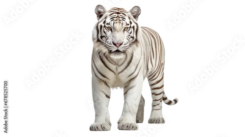 A white tiger on the transparent background © EmmaStock