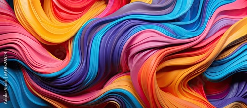 Plasticine background with abstract art