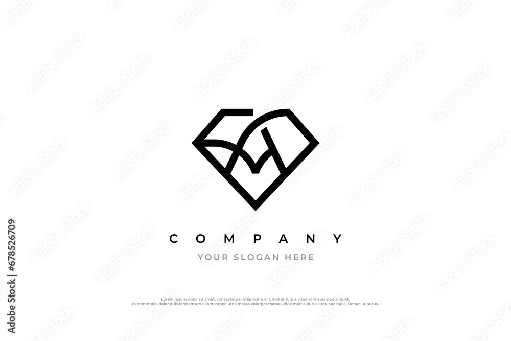 Luxury Diamond Letter A Logo Design Luxury Diamond Letter A Logo Design