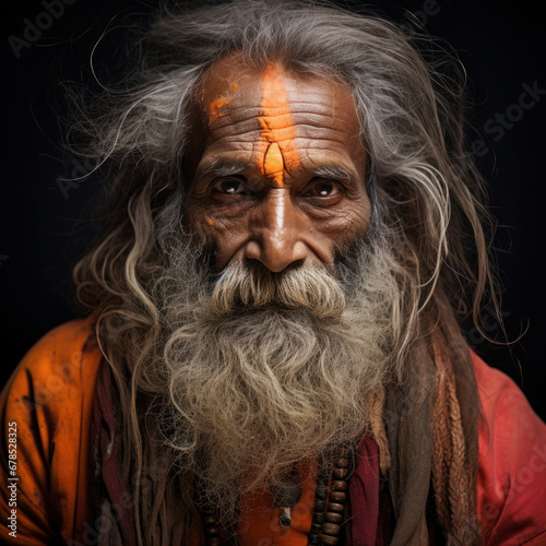 Portrait of Sadhu Baba Nonno Somendrah