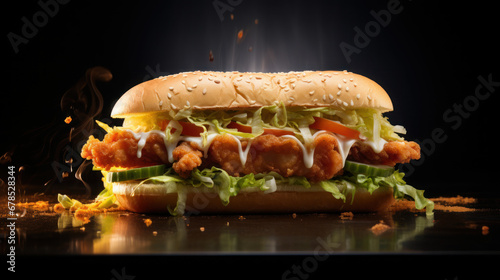 subway chicken sandwich ready to eat