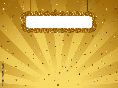 モール付き看板、後光下3