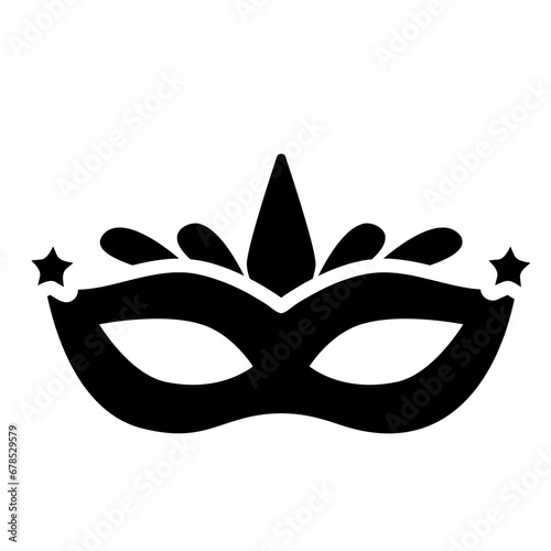 eye mask glyph icon