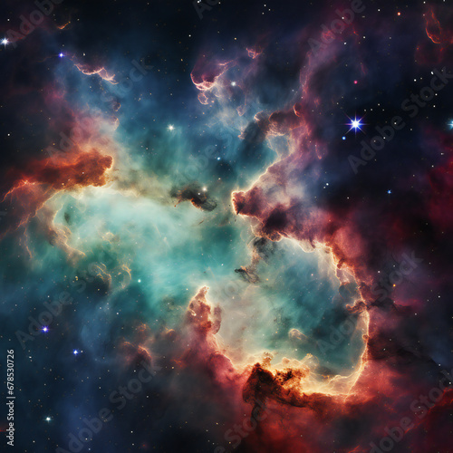 Cosmic Elegance Beautiful Galaxy Background Wallpaper © Kayel