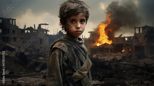 children suffering in wars 