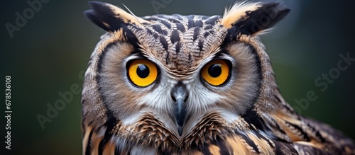 Owls have a unique beak large eyes smooth feathers strong talons and small ears They use their talons to hunt and kill their prey while their feathers are larger than most birds photo