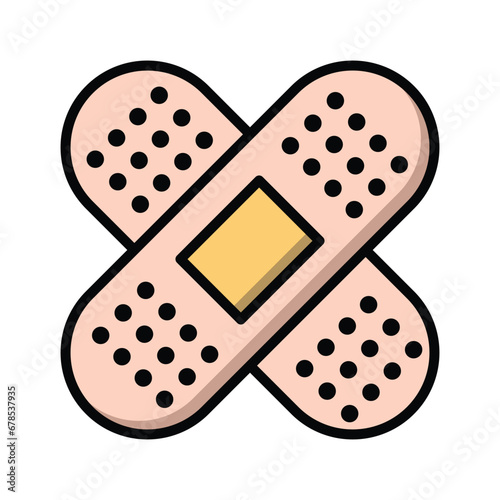Bandage icon design, illustration design 
