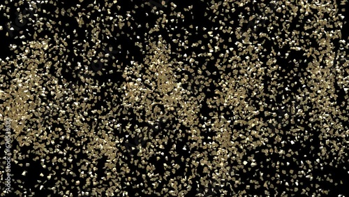 Chain Desintegration - 3d Simulation and Rendering