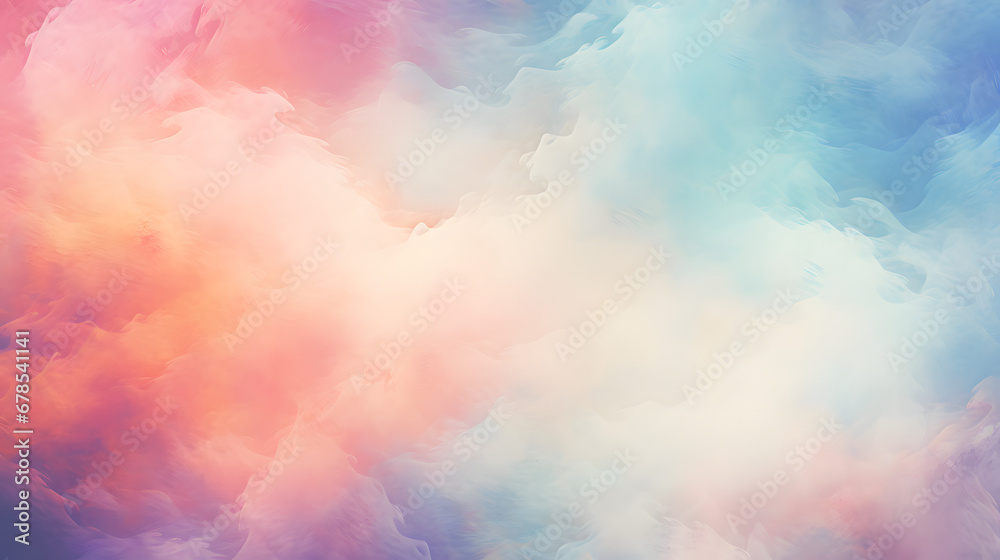 Bright color clouds background or texture. Generative Ai.