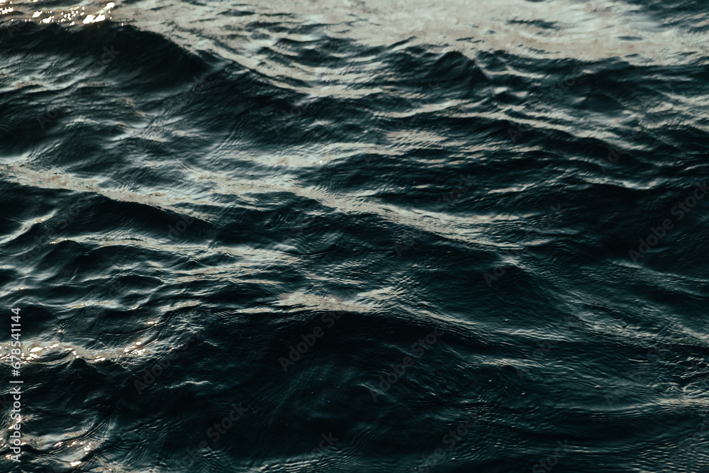 Obraz premium Water Splash Isolated On The Black background