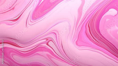 Luxurious pink oil paint liquid fluid marbling flow effect. Luxurious Liquid marble texture. Generative Ai.
