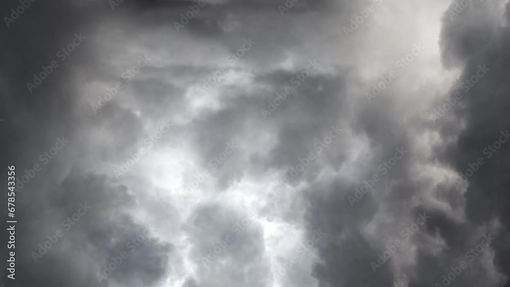 Thunderstorms, Exploring the Beauty and Fear of Dark Clouds 4k background. Thunderstorms, Exploring the Beauty and Fear of Dark Clouds 4k background.