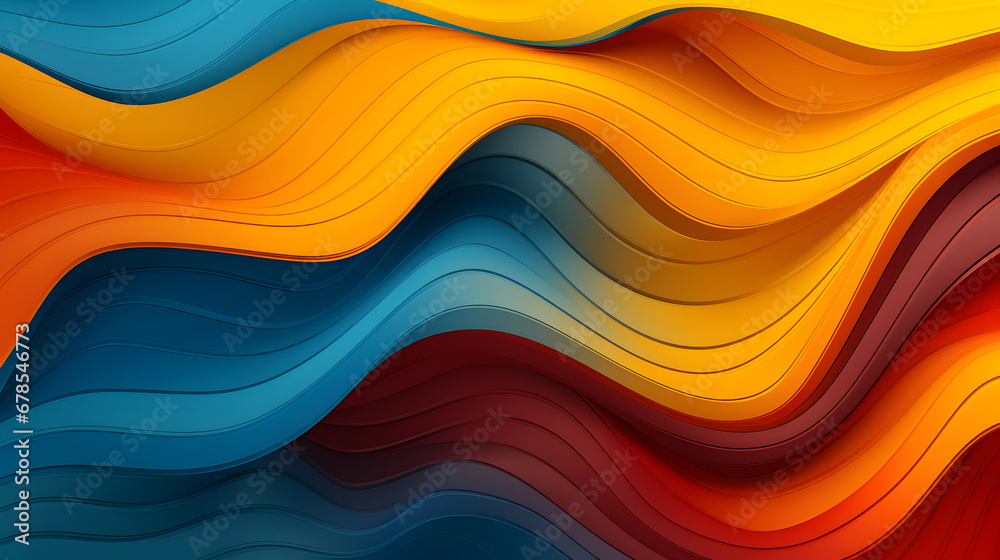 abstract background with red and blue waves abstract background with red and blue waves