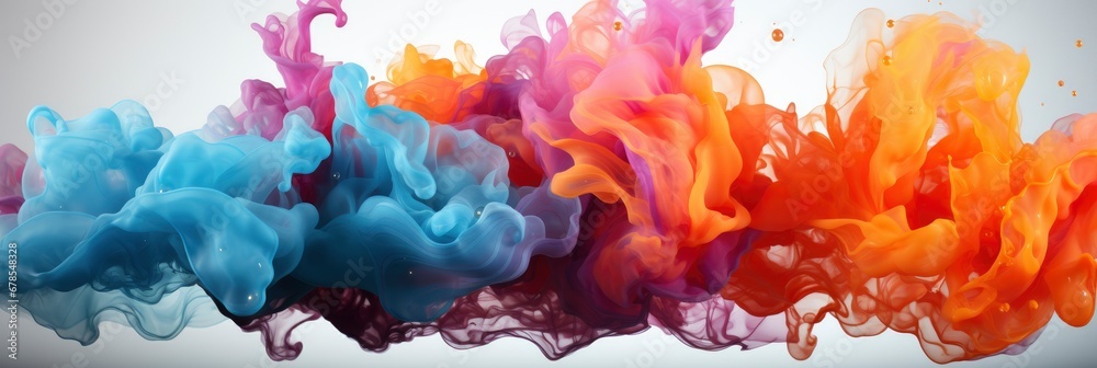 Motion Color Drop Waterink Swirling Colorfull , Banner Image For Website, Background abstract , Desktop Wallpaper