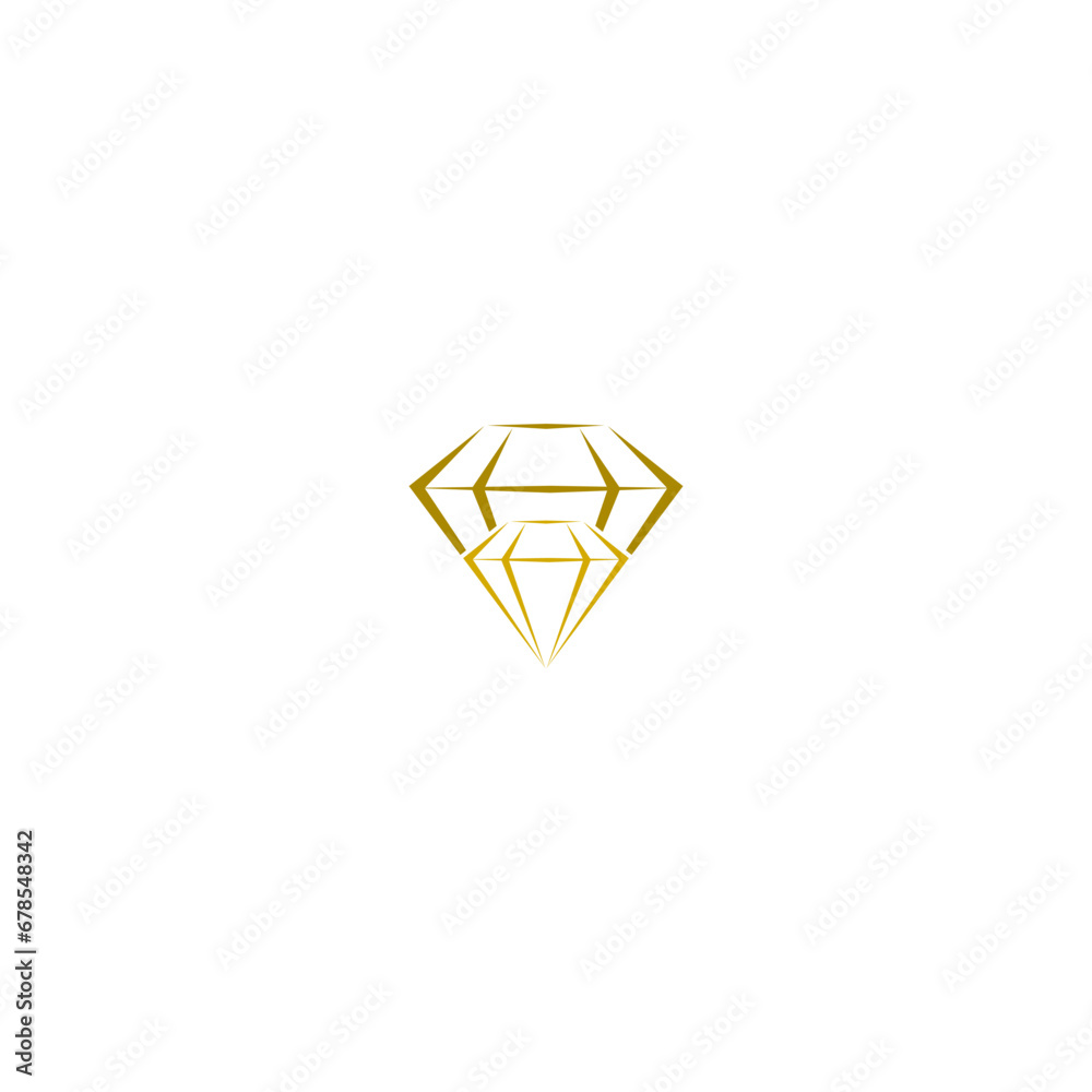 Diamond Icon Web isolated on white background Diamond Icon Web isolated on white background