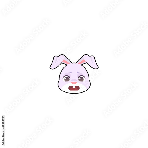 cute rabbit element head set design