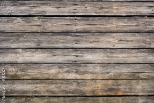 texture of an old wooden bridge planks
