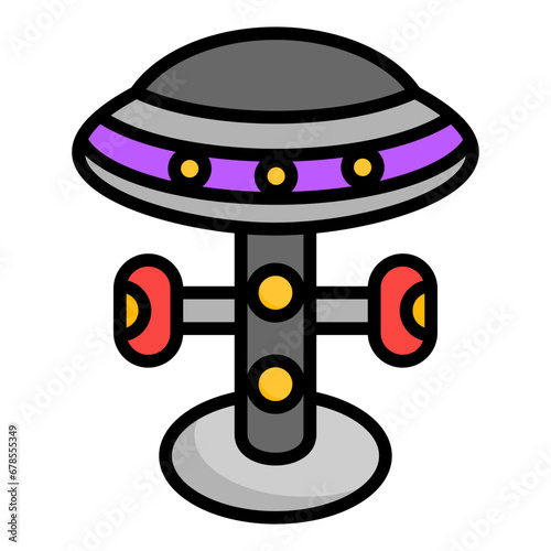 Space Elevator Icon