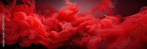 Dramatic Smoke Fog Contrasting Vivid Red   Banner Image For Website  Background abstract   Desktop Wallpaper