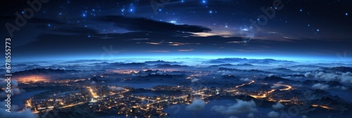 Earth Night City Lights Elements Thisl , Banner Image For Website, Background abstract , Desktop Wallpaper