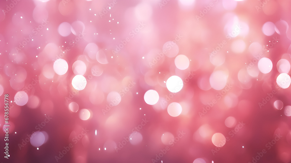 Defocused abstract pink twinkle light background. Pink glittery bright shimmering background use as a design backdrop background. Generative Ai. Defocused abstract pink twinkle light background. Pink glittery bright shimmering background use as a design backdrop background. Generative Ai.