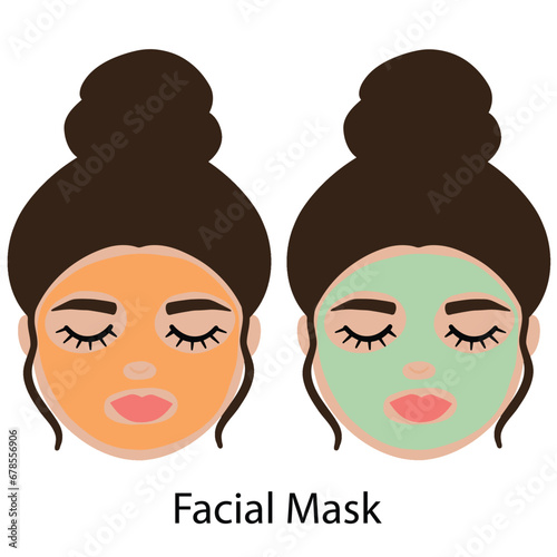 Facial Face Mask, Face Mask, Self love, Self care, Skin care