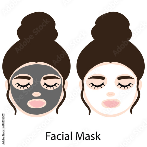 Facial Face Mask, Face Mask, Self love, Self care, Skin care
